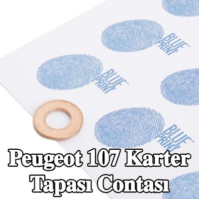 BLUE PRINT Karter tapası rondelası Bakır, Inner Diameter: 10, 0mm — Peugeot 107