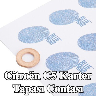 BLUE PRINT Karter tapası rondelası Bakır, Inner Diameter: 10, 0mm — Citroën C5