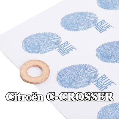 BLUE PRINT حشية سدادة حوض الزيت من النحاس, Inner Diameter: 10, 0mm — 2007 Citroën C-crosser