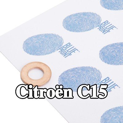 BLUE PRINT حشية سدادة حوض الزيت من النحاس, Inner Diameter: 10, 0mm — Citroën C15