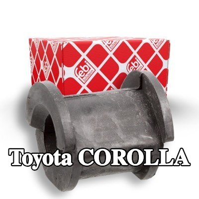 FEBI BILSTEIN جلبة قضيب مانع للانقلاب المحور الأمامي, 22mm, مطاط — 1990 Toyota Corolla
