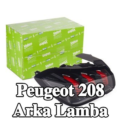 VALEO Arka lamba Sol, orijinal markalı — Peugeot 208