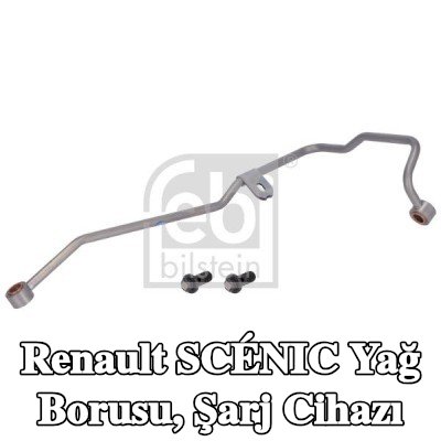 FEBI BILSTEIN Yağ Borusu, şarj cihazı — 2012 Renault Scénic
