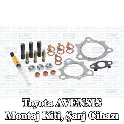 AJUSA Montaj Kiti, conta/sızdırmazlık elemanları ile şarj cihazı — Toyota Avensis