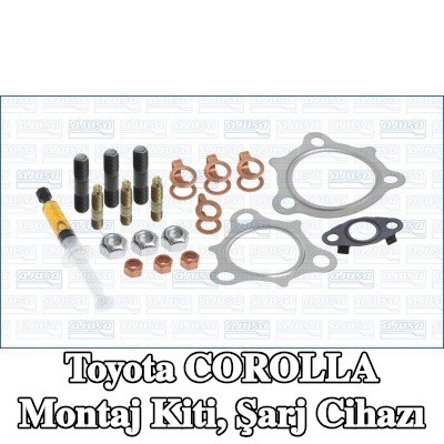 AJUSA Montaj Kiti, conta/sızdırmazlık elemanları ile şarj cihazı — 2012 Toyota Corolla