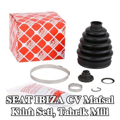 FEBI BILSTEIN CV kılıf kiti, tahrik mili Ön Aks, Tekerlek Tarafı, Termoplast — SEAT Ibiza