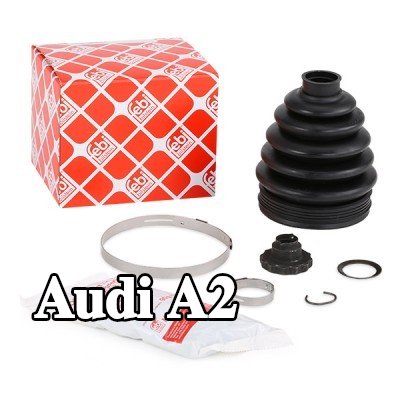 FEBI BILSTEIN طقم غطاء مفصل CV, عمود الإدارة المحور الأمامي, جانب العجلة, البلاستيك الحراري — Audi A2