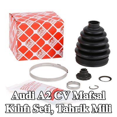 FEBI BILSTEIN CV kılıf kiti, tahrik mili Ön Aks, Tekerlek Tarafı, Termoplast — Audi A2