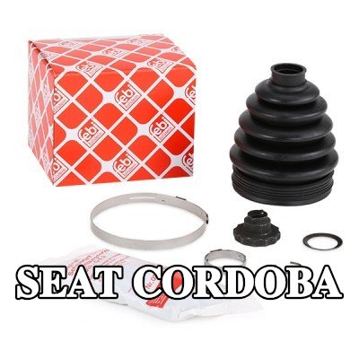 FEBI BILSTEIN طقم غطاء مفصل CV, عمود الإدارة المحور الأمامي, جانب العجلة, البلاستيك الحراري — SEAT Cordoba