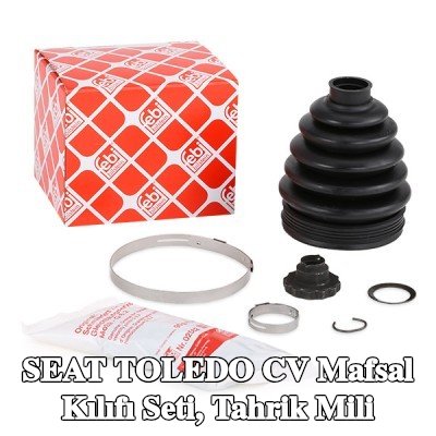 FEBI BILSTEIN CV kılıf kiti, tahrik mili Ön Aks, Tekerlek Tarafı, Termoplast — 2012 SEAT Toledo