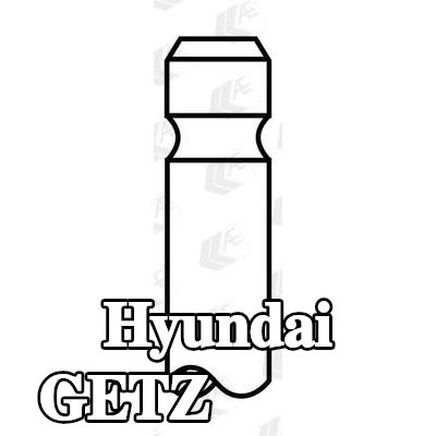 AE صمام العادم طرف ساق الصمام المقوى — Hyundai Getz