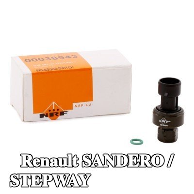 NRF مفتاح ضغط تكييف الهواء مع حلقة مانعة للتسرب — 2008 Renault Sandero / Stepway