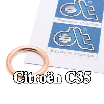 DT Spare Parts حشية سدادة حوض الزيت القطر الداخلي: 16mm — Citroën C35