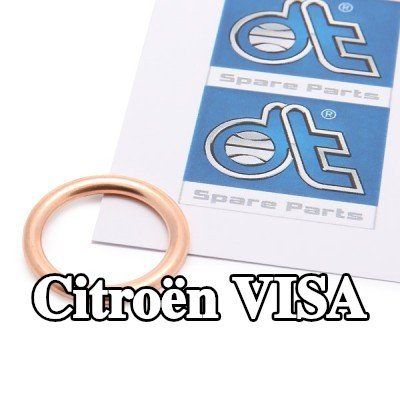 DT Spare Parts حشية سدادة حوض الزيت القطر الداخلي: 16mm — Citroën Visa