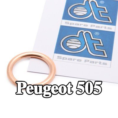 DT Spare Parts حشية سدادة حوض الزيت القطر الداخلي: 16mm — Peugeot 505
