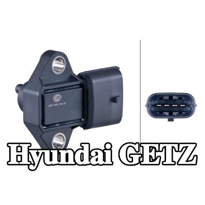 HELLA مستشعر ضغط مشعب السحب — Hyundai Getz