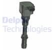 DELPHI Ateşleme bobini 3 pimli konektör, 12V — 2003 Honda City (1)