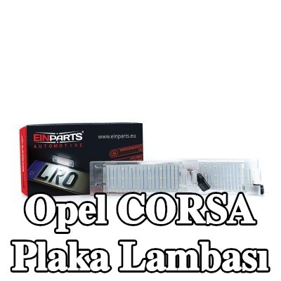 EINPARTS Plaka lambası — Opel Corsa