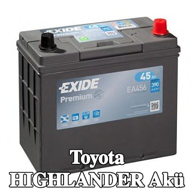 EXIDE Akü Premium — 2005 Toyota Highlander