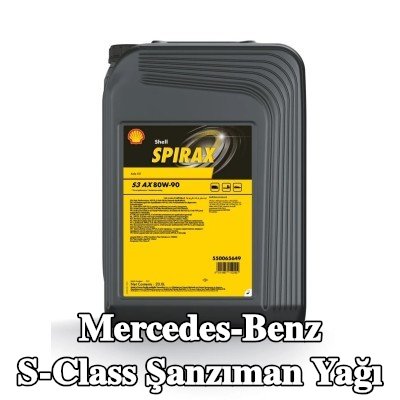 SHELL Şanzıman yağı Spirax, S3 AX — Mercedes-Benz S-Class