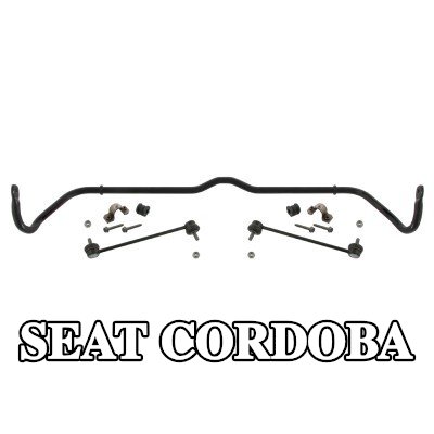 FEBI BILSTEIN قضيب مانع للانقلاب OE Turbo جديد, المحور الأمامي, مع قضيب توصيل — SEAT Cordoba