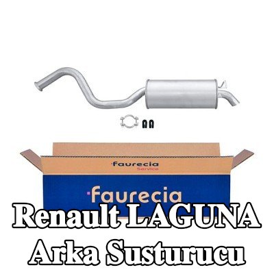 HELLA Arka susturucu Arka, montaj parçaları ile — 2000 Renault Laguna