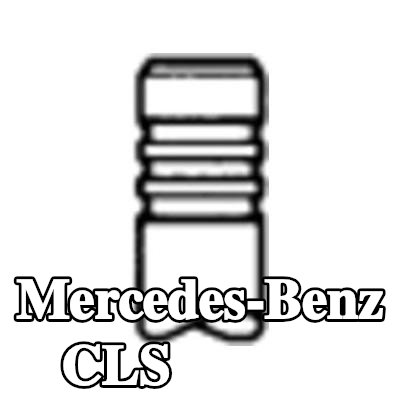TRW Engine Component صمام العادم ساق صمام مطلية بالكروم — 2004 Mercedes-Benz Cls