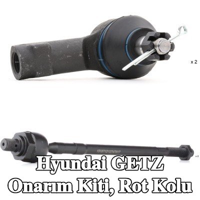 RIDEX Onarım Kiti, bağlantı çubuğu Ön Aks Sol, Ön Aks Sağ, aks mafsalı ile birlikte — Hyundai Getz