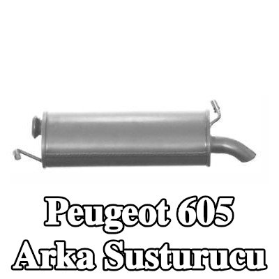 VEGAZ Arka susturucu 680mm — Peugeot 605