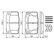 BOSCH Fren balatası seti 15, 6mm, gıcırtı önleyici plaka ile, yaylı — Opel Kadett (4)