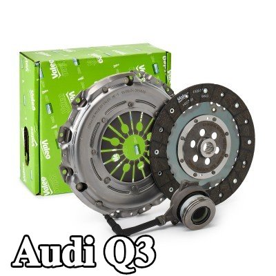 VALEO طقم القابض KIT3P (CSC) مع قابض عالي الكفاءة, KIT3P (CSC), لا حاجة لأدوات خاصة للتركيب, بدون مستشعر, مع أسطوانة تابعة مركزية — 2012 Audi Q3