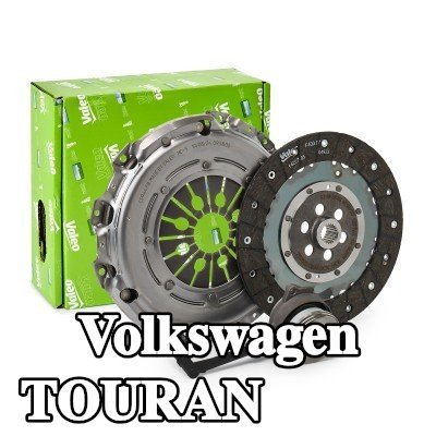 VALEO طقم القابض KIT3P (CSC) مع قابض عالي الكفاءة, KIT3P (CSC), لا حاجة لأدوات خاصة للتركيب, بدون مستشعر, مع أسطوانة تابعة مركزية — 2003 Volkswagen Touran