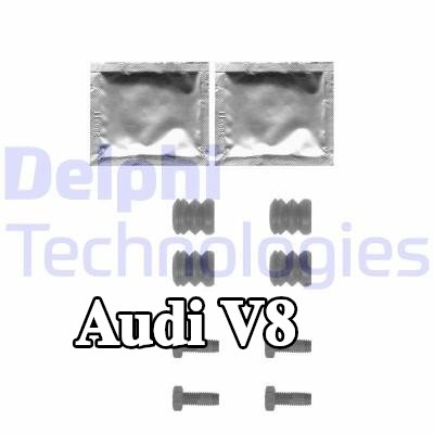 DELPHI طقم تركيب وسادات الفرامل — Audi V8