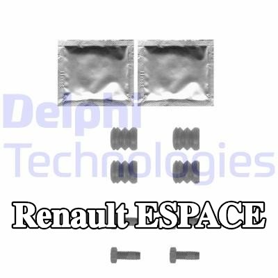DELPHI طقم تركيب وسادات الفرامل — 1995 Renault Espace