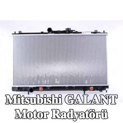 NISSENS Kapaksız motor radyatörü, genişletme deposu olmadan, yağ soğutuculu, contasız/sızdırmazlık elemanı olmadan — 1997 Mitsubishi Galant