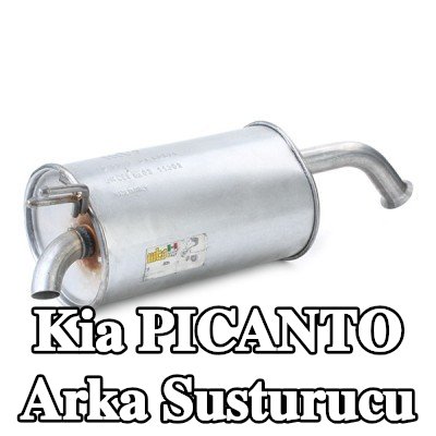 MTS Arka susturucu 730mm — 2004 Kia Picanto