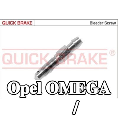 QUICK BRAKE برغي/صمام التهوية — 1990 Opel Omega