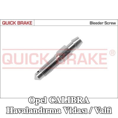 QUICK BRAKE Havalandırma vidası / valfi — 1990 Opel Calibra