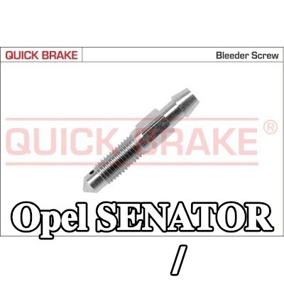 QUICK BRAKE برغي/صمام التهوية — Opel Senator