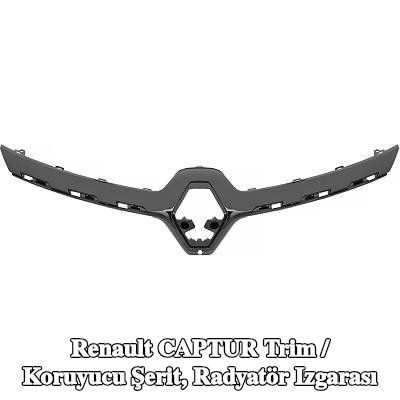 DIEDERICHS Trim / Koruyucu Şerit, radyatör ızgarası — Renault Captur