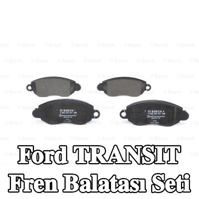 BOSCH Fren balatası seti 18, 4mm, gıcırtı önleyici plaka ile — 2002 Ford Transit