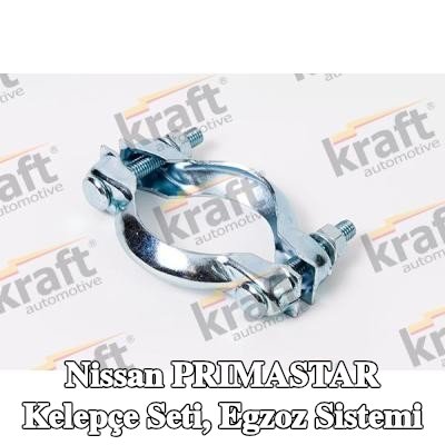 KRAFT Kelepçe Seti, egzoz sistemi — Nissan Primastar