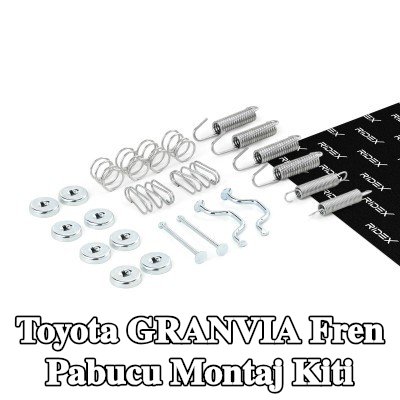 RIDEX Arka aks fren pabucu montaj kiti — Toyota Granvia
