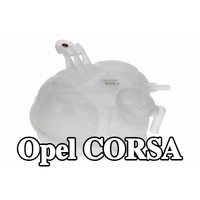 VAICO خزان تمدد سائل التبريد بدون غطاء, بدون مستشعر — 2013 Opel Corsa