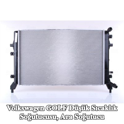 NISSENS Düşük Sıcaklık Soğutucusu, ara soğutucu — 2011 Volkswagen Golf