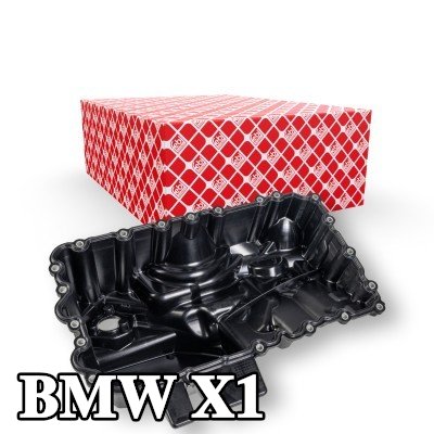 FEBI BILSTEIN حوض الزيت مع سدادة تصريف الزيت, مع حشية حوض الزيت — 2012 BMW X1