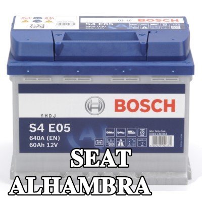 BOSCH بطارية S4, E05 — 2014 SEAT Alhambra
