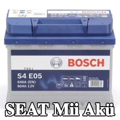 BOSCH Akü S4, E05 — SEAT Mii