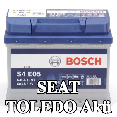 BOSCH Akü S4, E05 — 2000 SEAT Toledo
