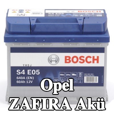 BOSCH Akü S4, E05 — 2013 Opel Zafira